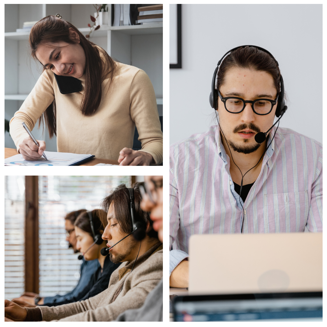 Team communicating with clients by VoIP ST Louis solutions provided by Echelon Innovations