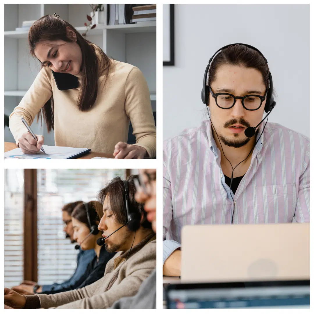 Team communicates with clients using VoIP ST Louis solutions provided by Echelon Innovations.